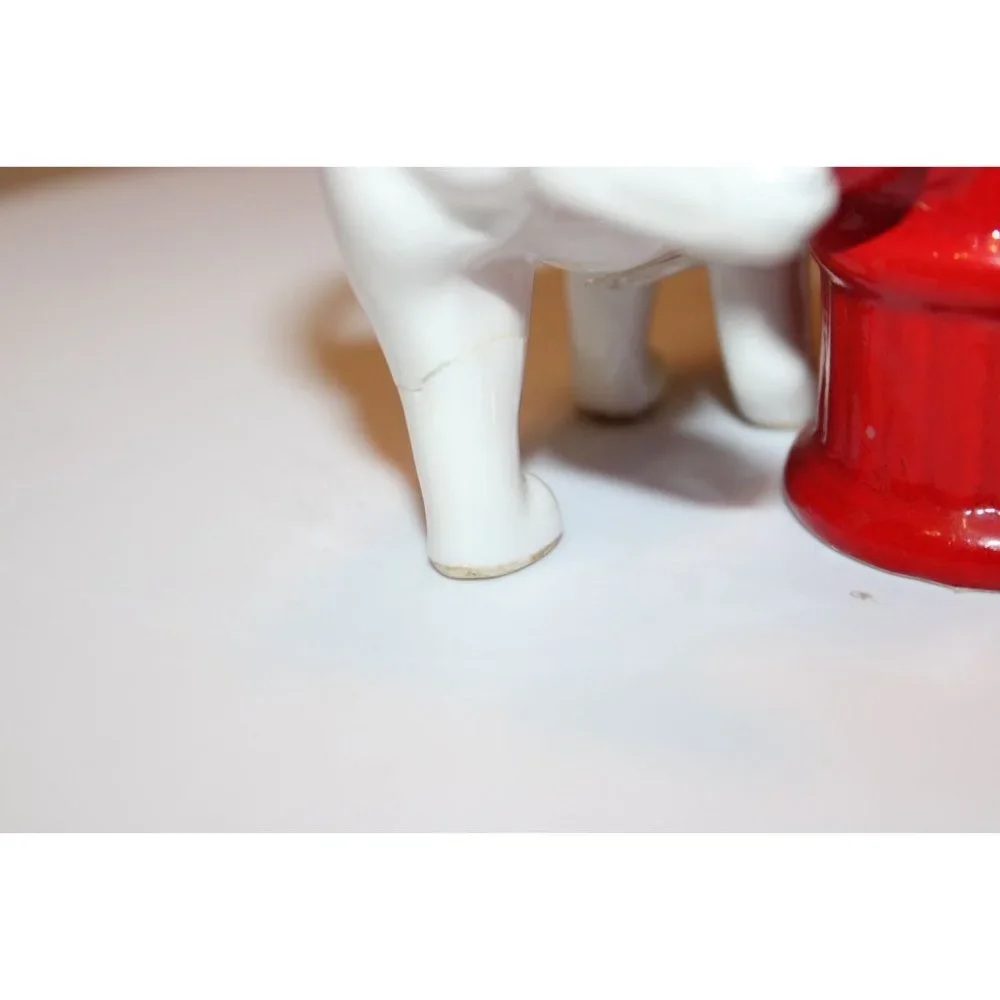 Salt & Pepper Shakers - Vintage Dalmatian & Fire Hydrant - See Desc